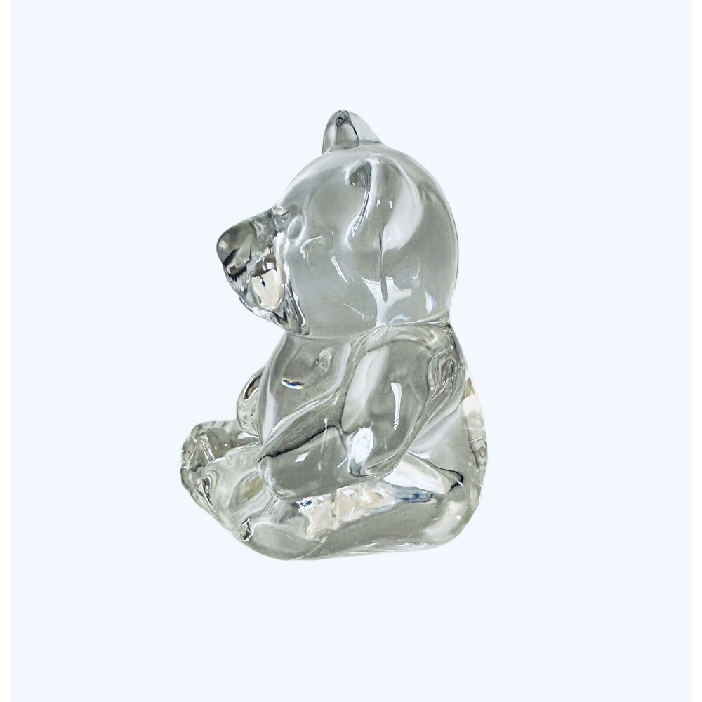 Princess House 24% Lead Crystal Bear Figurine‎ Clear Glass